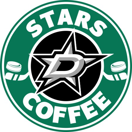 Dallas Stars Starbucks Coffee Logo vinyl decal